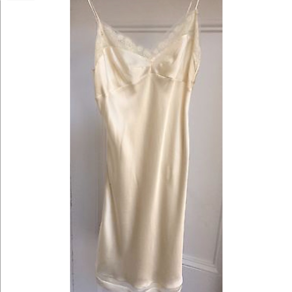 Vera Wang Luxe silk nightgown slip